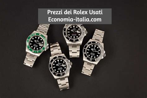 rolex seconda mano 1000 euro|prezzi rolex usati.